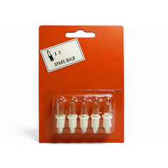 Premier 7.3V 0.53W Clear Replacement Bulbs Pack of 5 for Christmas Lights