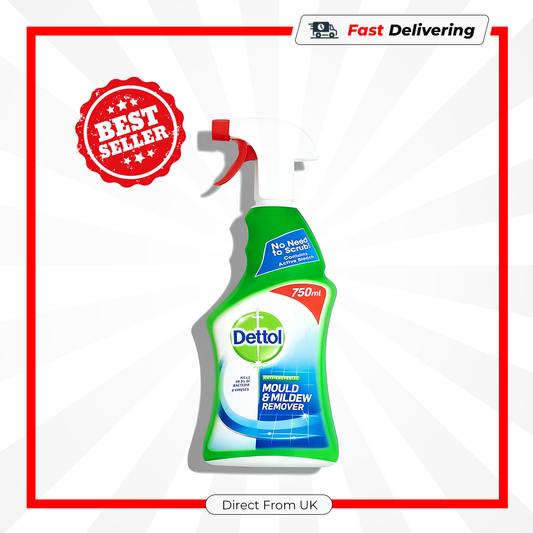 Dettol Mould & Mildew Remover 750ml Bathroom Shower Bleach Spray
