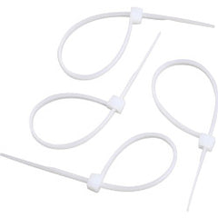Securlec White Cable Ties 3.6mm x 140mm Pack 100