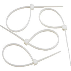 Securlec White Cable Ties 5mm x 175mm Pack 100
