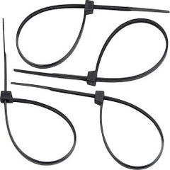 Securlec Black Cable Ties 4.5mm x 200mm Pack 100