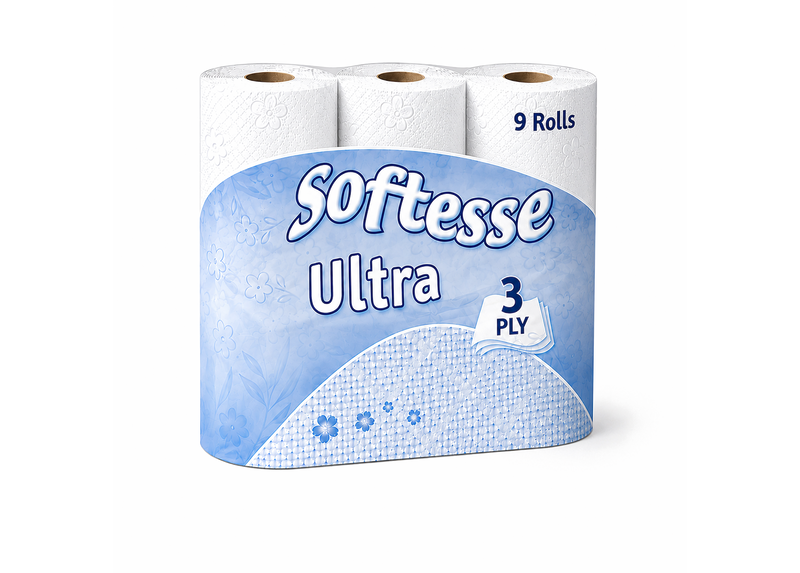 Classic Toilet Rolls 3 Ply Quilted Tissue Bulk Luxury Soft Strong Paper