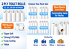 Classic Toilet Rolls 2 Ply Quilted Tissue Bulk Luxury Soft Strong Paper