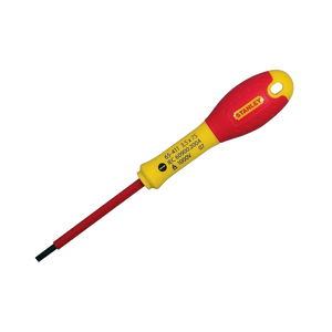 Stanley FatMax Screwdriver Insulated Parallel Packaged 4mm x 100mm