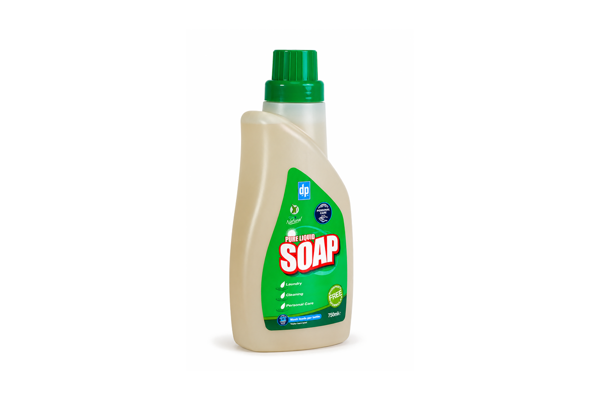 6x Dri-Pak Pure Liquid Soap Flakes 750ml Scent Free Laundry Household Cleaner