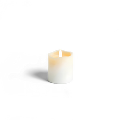 Premier 5cm Cream Flicker LED Wax Candle Realistic Flame Battery Operated