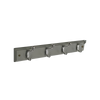 Securit Grey Hat & Coat Board 4 Satin Hooks
