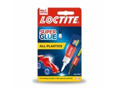 Loctite Super Glue All Plastics 2g + 4ml Fast Strong Bond DIY Repairs