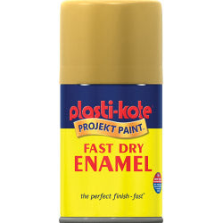PlastiKote Fast Dry Enamel Aerosol Paint Creme De La Creme 100ml