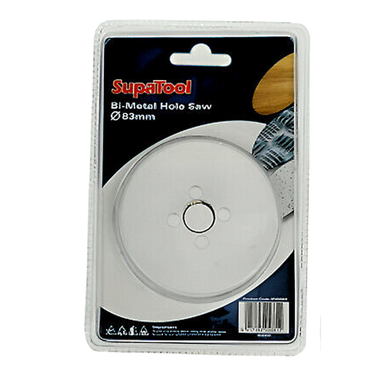 SupaTool Bi-Metal Hole Saw 83mm