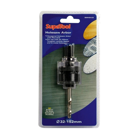SupaTool Holesaw Arbor 14-30mm