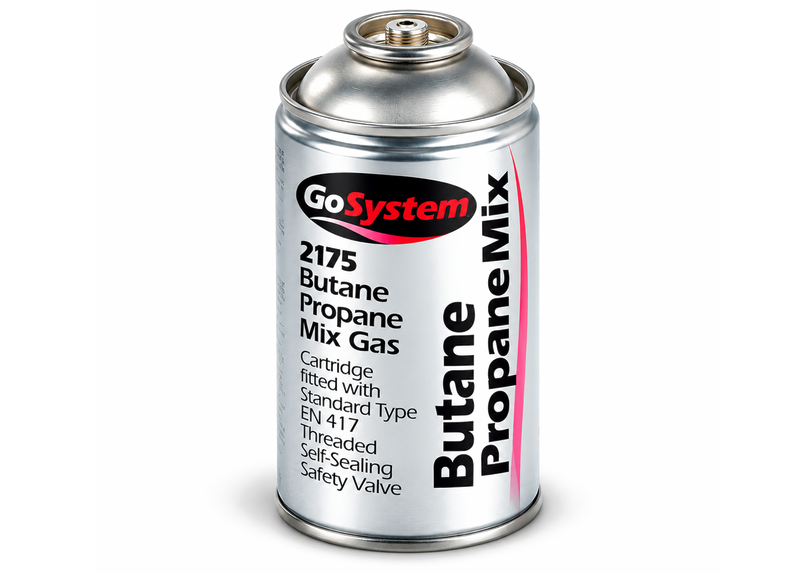 GoSystem Butane Propane Mix Gas Cartridge Safety Valve 170g 350g