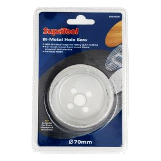 SupaTool Bi-Metal Hole Saw 70mm