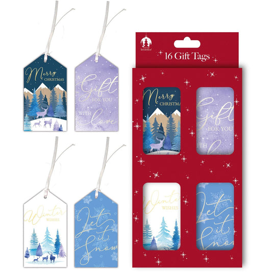 Tallon Midnight Forest Christmas Gift Tags 20 Pack