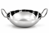 CURRY DISHES METAL INDIAN BALTI KARAHI KADAI FOOD SERVING TABLE BOWL 17 & 19CM