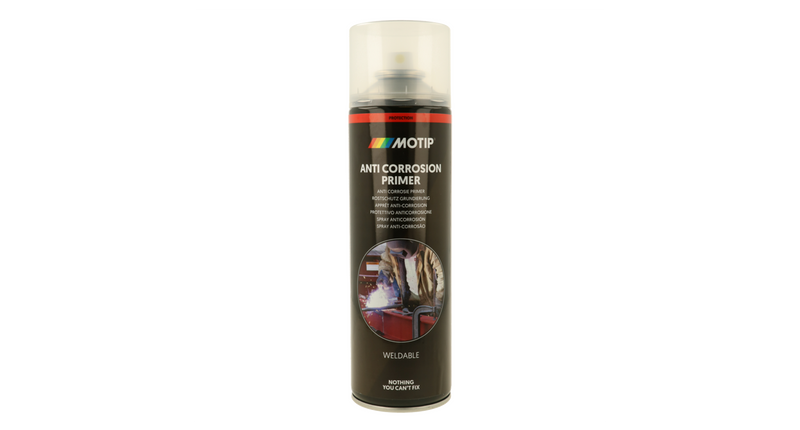 MOTIP Anti Rust Corrosion UV Resistant Primer Black Matt Aerosol Spray Paint