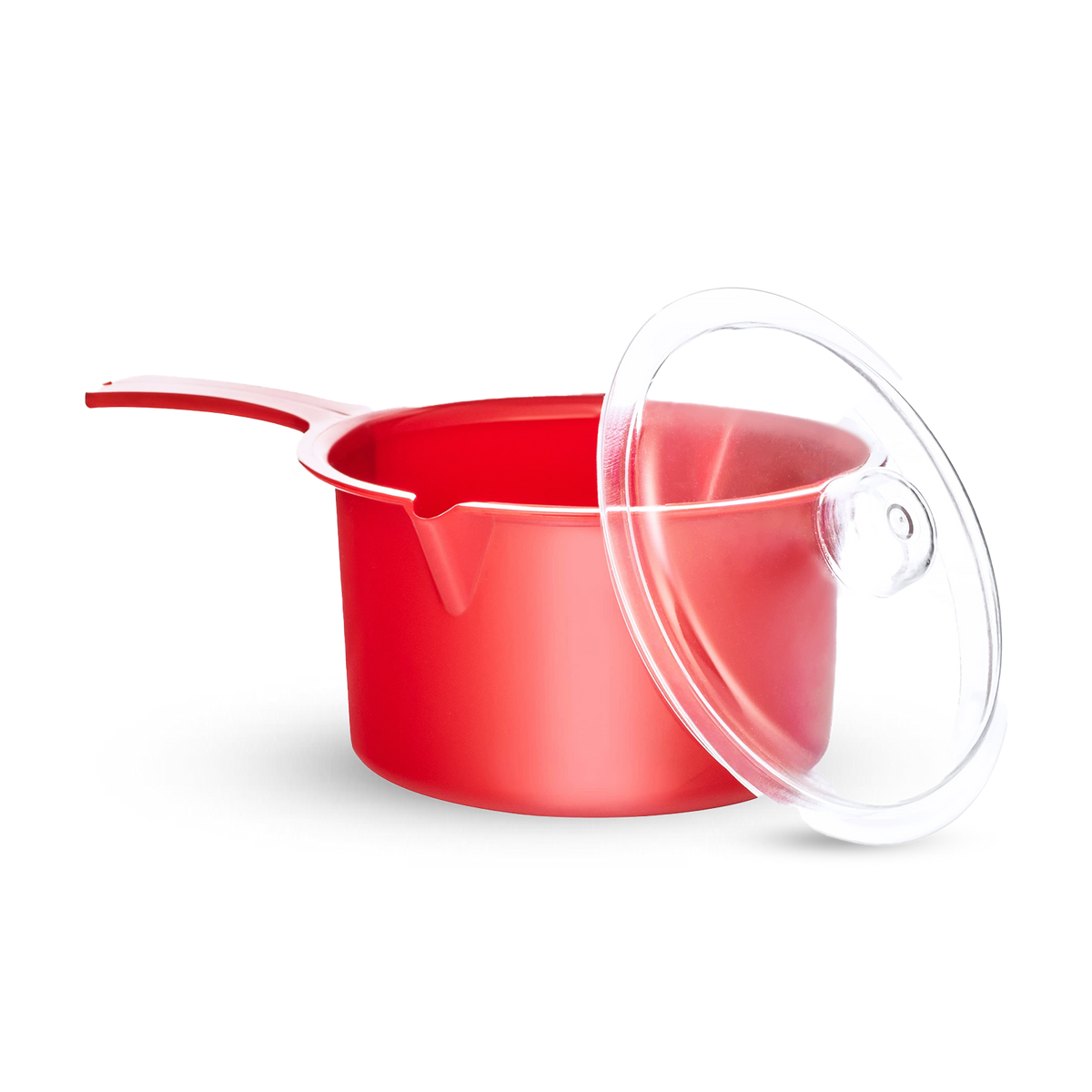 Pendeford Red Sauce Pan & Lid Small 0.5L