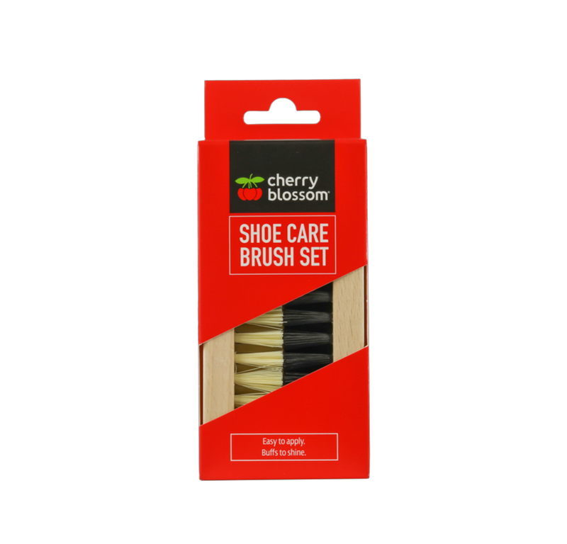 Cherry Blossom Shoe Care Brush Set