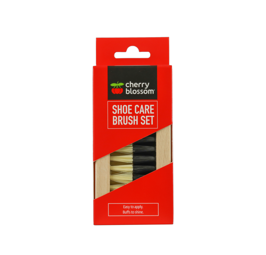 Cherry Blossom Shoe Care Brush Set