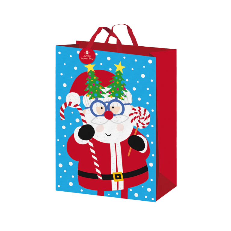 Ig Design Woven Cute Santa Jumbo