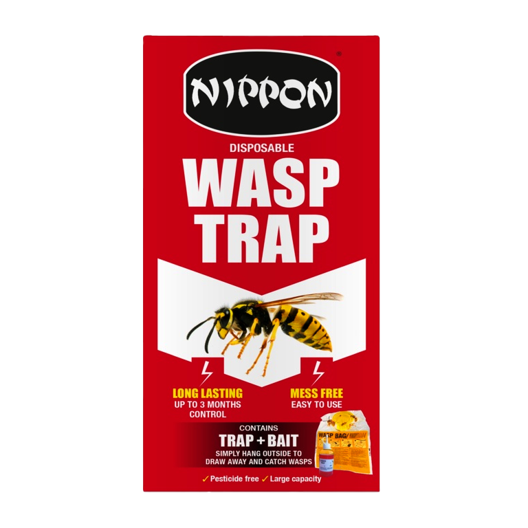 Nippon Wasp Killer Powder Aerosol Foam Destroys Ants and Insects Instant