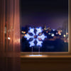 Premier Silver Table Top Snowflake 720 LEDs 45cm Christmas Holiday Light Décor