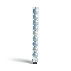 Kaemingk Shatterproof Plain Baubles 10cm C/Lilac Christmas Tree Ornaments