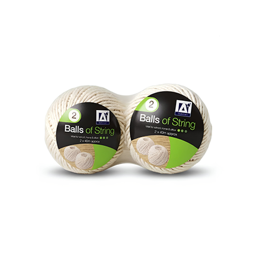 Ig Design 2 Balls of String 40m Strong Craft Twine Gift Wrapping Durable Cord