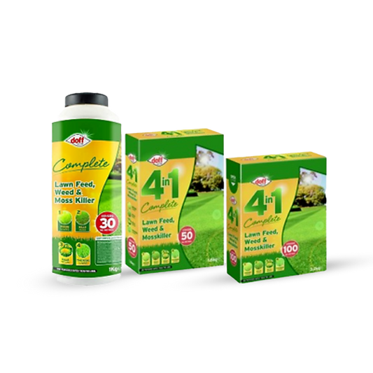 Doff 4 In 1 Complete Lawn Feed, Weed & Mosskiller 3.2kg