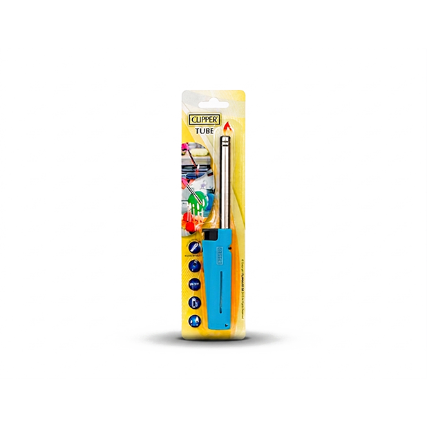Clipper Universal High Quality Butane Gas Lighter Long Reach Refillable Fluid Fuel