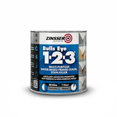 Zinsser Bullseye 1-2-3 Water-Based Primer Stain Killer 5L Interior Exterior