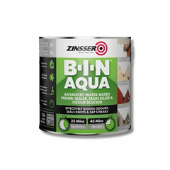 Zinsser B-I-N Aqua Primer Sealer Stain Killer 1L Water-Based Interior Exterior