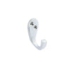 Securit Victorian chrome robe hook 50mm Pack of 2