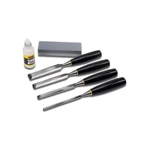 Stanley Wood Chisel Set with Oil & Sharpening Stone 6 Piece
