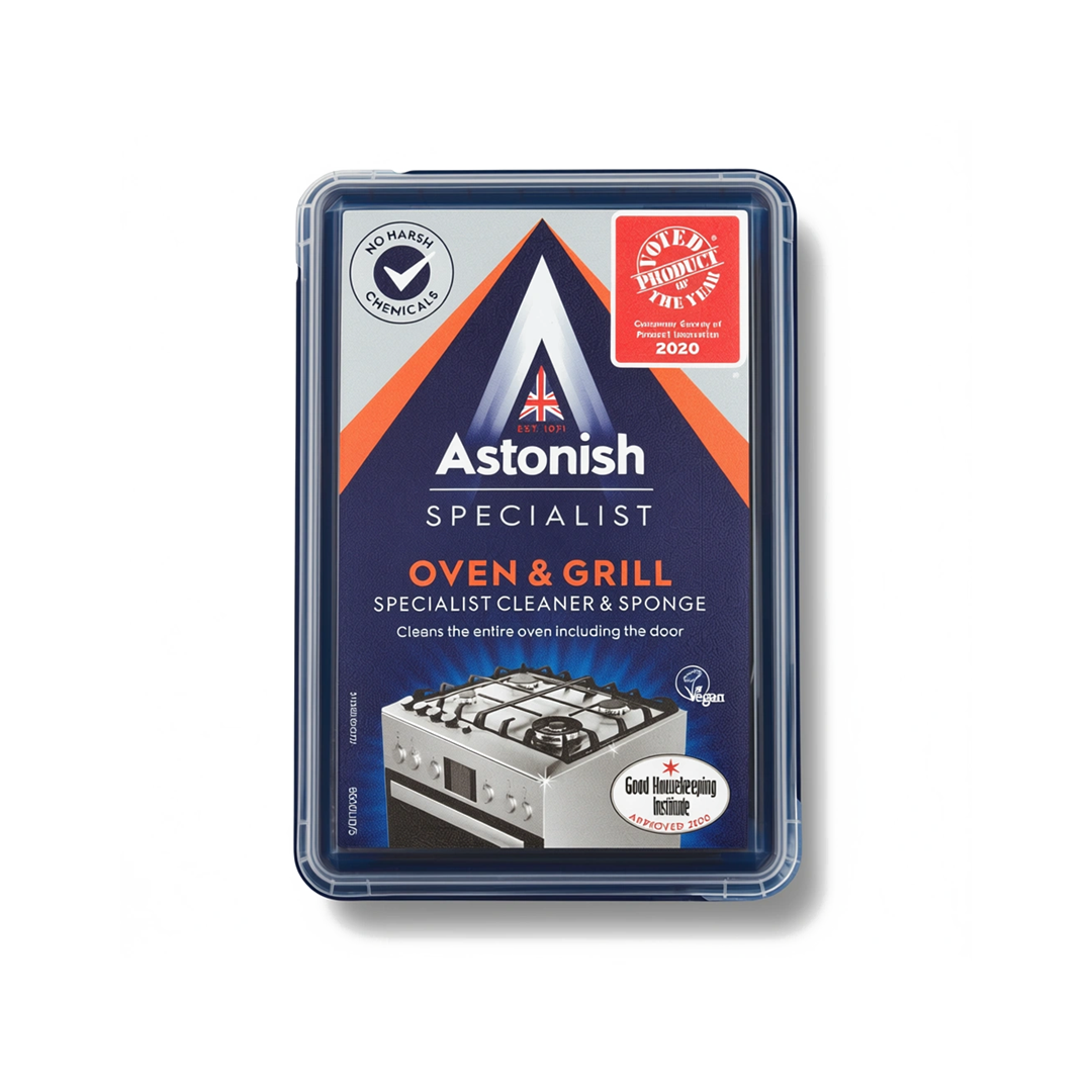 Astonish Oven & Grill Cleaner 250g Powerful Degreaser Tough Stain Remover