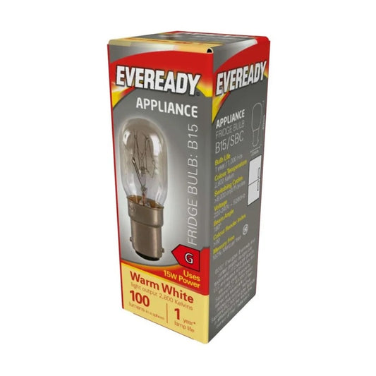 Eveready 15W SBC Fridge Lamp Warm White