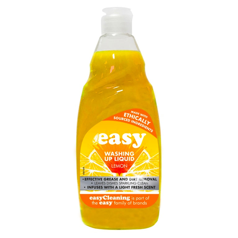 Easy Washing Up Liquid 500ml Lemon Dazzle