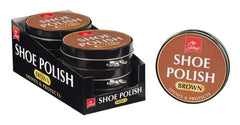 Jump Shoe Polish 80g Tin Brown