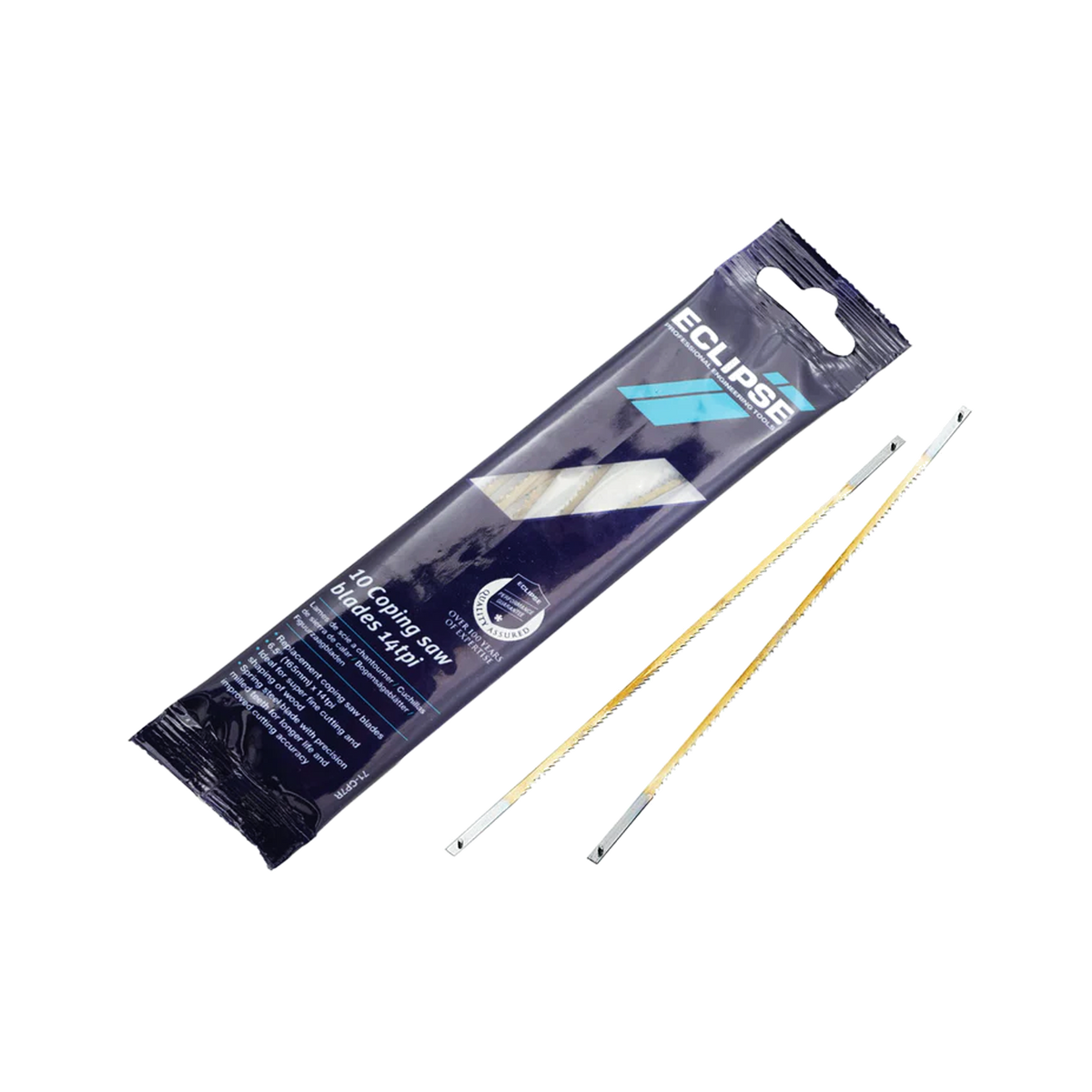 Spear & Jackson Eclipse Coping Saw Blades 14 TPI 165mm (10 Pack)