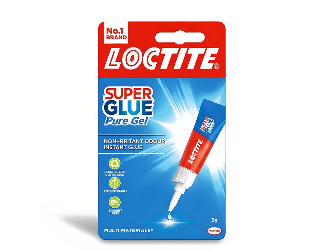 Loctite Super Glue Repositionable Gel 3g Fast Strong Bond DIY Repairs