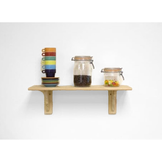 Core Natural Wood Shelf Kit Pine 585mm