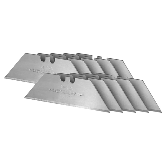 Stanley 1992 Trimming Knife Blade Card of 5 Blades Blade Length 62.0mm x Thickness 0.65mm Height 19.0mm