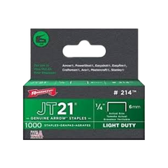 Arrow JT21/T27 Staples 6mm 1/4in (1000)