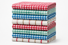 Pack of 8 Ottoman Tea Towels 100% Cotton Kitchen Dish Drying Cleaning Cloth