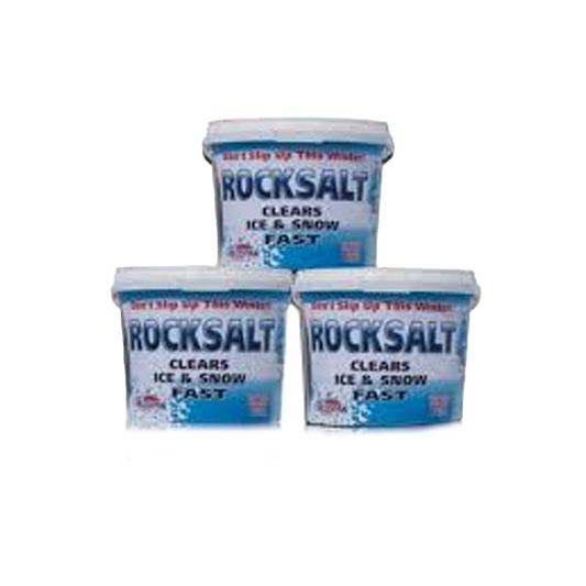 Deco-Pak White Rock Salt Mini Tub