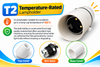 B22 Lamp Holder with Switch BC Bayonet Bulb Cap 3/8 Threaded Bottom Entry White