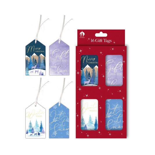 Tallon Midnight Forest Christmas Gift Tags 20 Pack