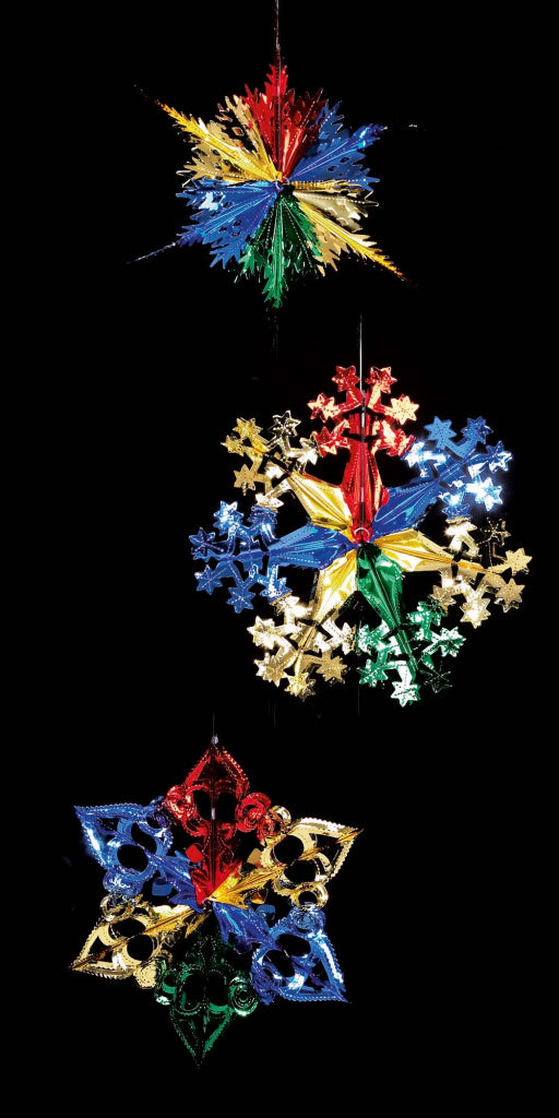 Premier Foil Starburst 3 Assorted 40cm Gold/Ivory