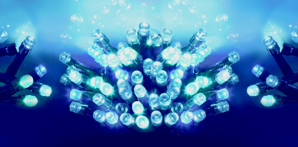 Premier 200 LED Multi Action Battery Operated TIMELIGHTS™ Blue/Green