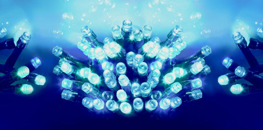Premier 200 LED Multi Action Battery Operated TIMELIGHTS™ Blue/Green